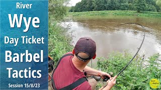 Day Ticket Barbel Fishing The River Wye  Approach amp Tactics  Its Rising Fast  15823 Vid 427 [upl. by Odidnac454]