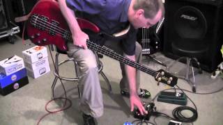 Pigtronix BASS pedals demo Infinity Looper Envelope Phaser Fat Drive Philosopher and more [upl. by Brenda]