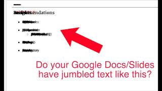 Google Jumbled Text Fix [upl. by Florenza484]