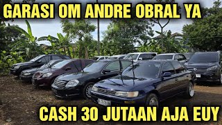 CASH 30 JUTAAN AJA HARGA MOBIL BEKAS DI SHOWROOM GARASI OM ANDRE [upl. by Corliss952]