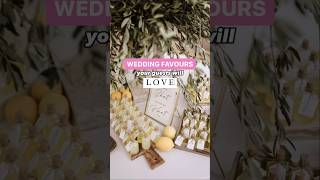 WEDDING FAVOURS your guests will LOVE 💌🍾🍪 bridetobe weddingfavors weddingideas weddingtips [upl. by Anuaik]