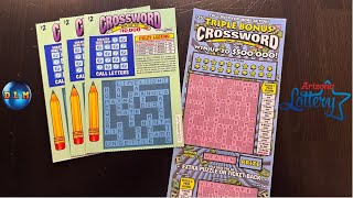 BIG 25 CROSSWORD SCRATCH OFF TICKET  MORE [upl. by Yenhoj667]