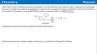 Ufpr 2016 2a fase Q10  Fluoxetina [upl. by Sirc]