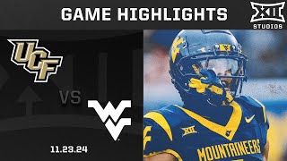 UCF vs West Virginia Game Highlights  2024 Big 12 Football [upl. by Bobker539]