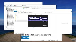 How to upload the program from Omron NB HMI [upl. by Zoe252]