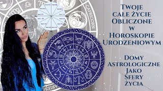 Domy w Astrologii 🏡✨ Horoskop urodzeniowy  Wszystkie znaki zodiaku gwiazdologia znakizodiaku [upl. by Woehick]