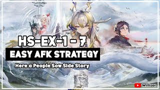 HSEX1 to 7  AFK Strategy【Arknights】 [upl. by Cyndi]