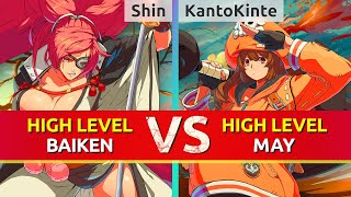 GGST ▰ Shin Baiken vs KantoKinte May High Level Gameplay [upl. by Idid]