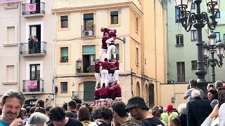 4de6a dels Castellers dAndorra a la Diada Internacional [upl. by Aira]