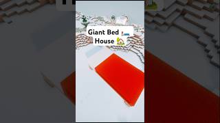 Make a Giant Bed House 🏡 Minecraft shorts minecraft montage viralvideo SurvivalBase Furniture [upl. by Benge]