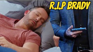 Heartbreaking  RIP Brady he could have died because of Xanders plan Days of our lives spoilers [upl. by Cohla]