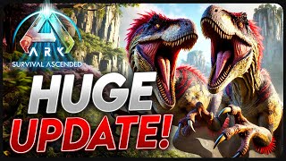 ARK Ascended  HUGE Updates New Map Event amp Creature 👀 [upl. by Juline775]