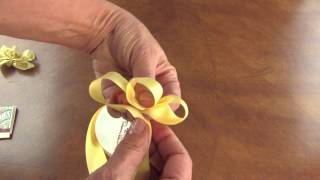 How To Make A Floral Bow [upl. by Notlrahc421]