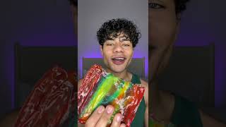 Ramizeinn frozen fruit role ups with chamoy [upl. by Octavus]