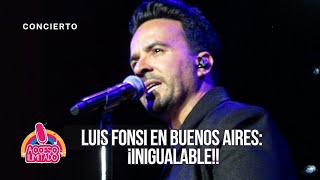 LUIS FONSI en Buenos Aires ¡Inigualable [upl. by Einimod]