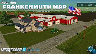 FS22 New Big USA Style Map  Frankenmuth Farming Map  Farming Simulator 22  Playstation 5 [upl. by Eisus105]