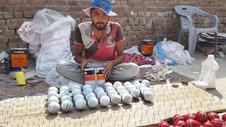 Making a cricket Ball in expert Way [upl. by Esyla]