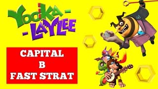 Yooka Laylee  Capital B Boss Fight  Speedrun Strategy [upl. by Demmahom110]