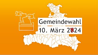 Gemeindewahl 2024 [upl. by Irtemed]