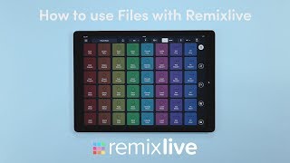 How to use Files with Remixlive  iOS 11 Tutorial [upl. by Ahsikan982]