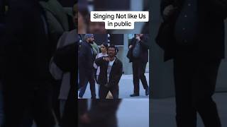 Steezy Kane Singing Not Like Us In Public🔥😱 [upl. by Malcolm839]