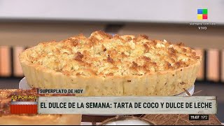 Chantal Abad hace tarta de coco y dulce de leche [upl. by Nichol580]