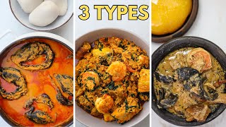 3 DELICIOUS WAYS TO MAKE EGUSI SOUP  YOU NEED TO TRY THEM [upl. by Russia]