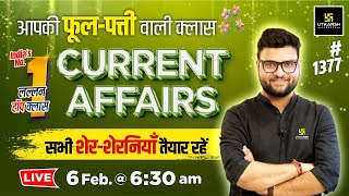 6 Feb 2024 Current Affairs  Current Affairs Today 1377  Kumar Gaurav Sir [upl. by Lebasiairam]