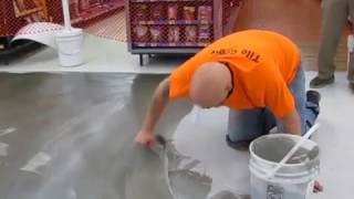 Aquaflex  Application at Walmart Owatonna MN 2 [upl. by Elisabet]