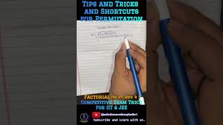 factorial trick  Permutation  Mathematics  Faheem Sir permutationandcombination mathtricks [upl. by Stricklan815]