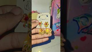 DIY earring tutorial drawing trending [upl. by Rubie]