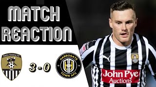 MATCH REACTION  Notts County 3  0 Harrogate Town [upl. by Einamrej]