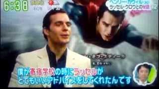 Henry Cavill Interview Japanese news amp entertainment program quotZIPquot August 22 2013 [upl. by Erotavlas951]