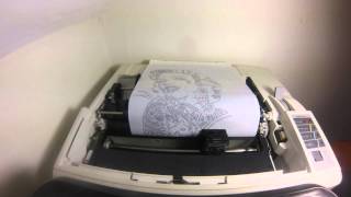 dot matrix tattoo stencil printer [upl. by Laucsap]