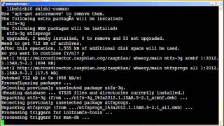 Raspberry Pi Enabling full read write support for NTFS [upl. by Balthazar]