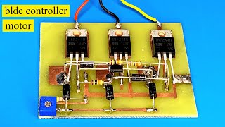 how to make brushless motor controller  mosfet  IRFz 44n [upl. by Serafina]