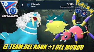 ¡¡3300 PUNTOS TREMENDO ESTRATEGIA DEL MEJOR JUGADOR DEL MUNDO en SUPER REMIX  GBL  Pokemon PvP [upl. by Niatsirk]