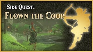 Zelda Breath of the Wild • Flown the Coop • Dueling Peaks Side Quest [upl. by Ettenauq]