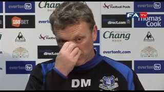 David Moyes talks ahead of Evertons FA Cup game against Reading [upl. by Archibald]