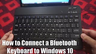 How to Connect Bluetooth Keyboard to Acer Laptop  Connect a Bluetooth Keyboard to Windows 10 2022 [upl. by Olli]