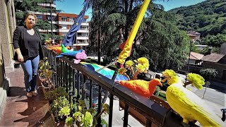 Ḷḷena inaugura unas «palomas que simbolizan la libertad» en el Día del Orgullo [upl. by Leaper479]