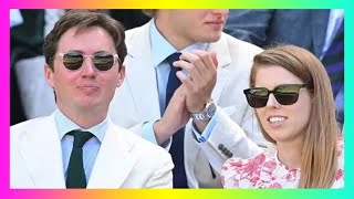 ‘Stunning’ Princess Beatrice and husband Edo look l0ved up as couple enjoy Wimbledon [upl. by Shaughnessy]