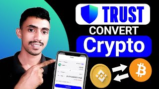 How to Swap Crypto currencies using Trust Wallet  trust wallet me coin swap kaise kare [upl. by Irabaj809]