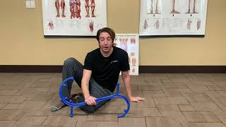 Releasing Psoas with a Theracane [upl. by Leiram]