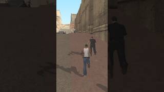 Police is also running from vagos ballas attack in gta san Andreas gta sanandreas gaming shorts [upl. by Adest]