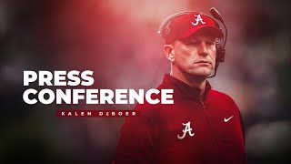 Watch Coach DeBoers Postgame Press Conference [upl. by Darryn]