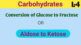 Conversion of Glucose to FructoseAldose to Ketose by Ahmar sir [upl. by Nandor]