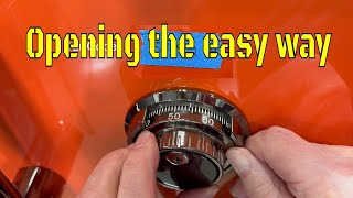 How to dial open a Safe combination lock the easy way [upl. by Sacks849]