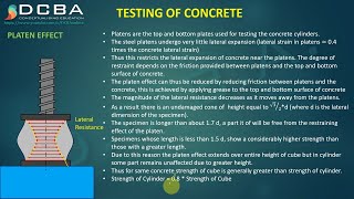 Lec 3  Testing of Concrete  Platen Effect  Concrete Technology [upl. by Mroz122]