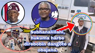 SUBHANALILLAHI SABON RIKICI A OBAJANA TSAKANIN HUKUMA DA DIREBOBIN DANGOTE [upl. by Leibarg]